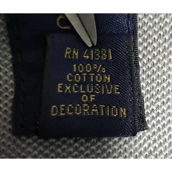 Ralph Lauren Knit Oxford Button Down Shirt Mens Medium Gray Grey Flesh Pony Prep - Picture 3 of 10